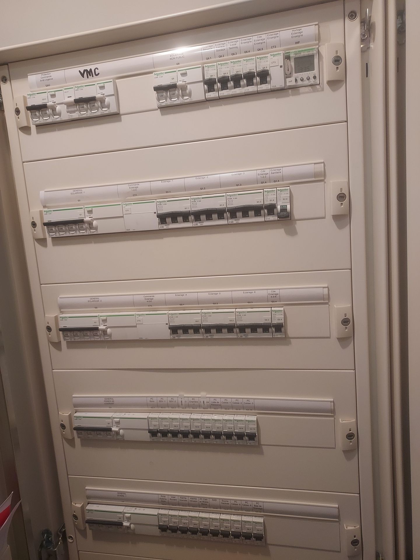 Installation de tableau électriques